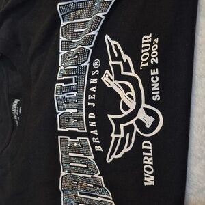 True Religion Black World Tour Tee